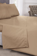 180 Thread Count Percale V Shaped Pillowcase in Coffee