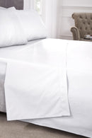 180 Thread Count Percale Duvet Set in White