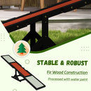 PawHut Wooden Pet Seesaw for Big Dogs with Anti-Slip Surface