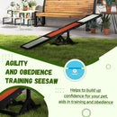 PawHut Wooden Pet Seesaw for Big Dogs with Anti-Slip Surface