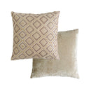 Pisa Geometric Jacquard Cushion Cover in Beige