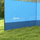 Outsunny Camping Windbreaks with Clear Windows and Carry Bag, 440 x 140cm