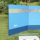 Outsunny Camping Windbreaks with Clear Windows and Carry Bag, 440 x 140cm