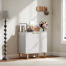 HOMCOM Sideboard, Buffet Cabinet with 2 Doors and Adjustable Shelves