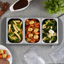 Tower Presto Buffet Server 3 Tray  - Stainless Steel
