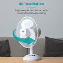 Tower Presto Desk Fan 12"  - White
