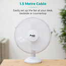 Tower Presto Desk Fan 12"  - White
