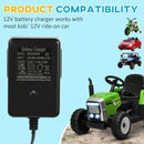 AIYAPLAY 12V Charger for Ride on Car, 12 Volt 1A Battery Charger