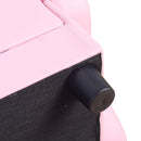 HOMCOM Kids PVC 2-Seater Musical-Theme Sofa Piano Shape Multi-Functional 2 Seats Couch Storage Box Soft Sturdy Pink