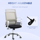 Vinsetto Mesh Office Chair Desk Chair w/ Swivel Seat Adjustable Height Black
