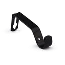 Ball - Extendable Curtain Pole with Rings and Pair of End Finials in Matt Black
