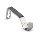Extendable Curtain Pole with Rings & Pair of End Finials in Chrome