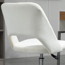 Vinsetto Mid-Back Swivel Home Office Chair Scallop Computer Chair