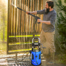 Outsunny 1800W Power Washer 150 Bar Pressure 6M Hose And Hose Reel