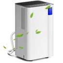 HOMCOM 12L Dehumidifier with Filter, Auto Defrost, Children Lock, for Home