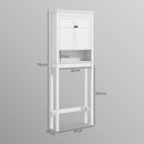 HOMCOM Over Toilet Storage Unit 3-Tier Freestanding Washing Machine Cabinet