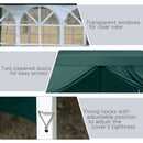 Outsunny  Gazebo 3m x 3m Green