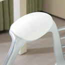 Vinsetto Office Chair PU Diamante Padded Ergonomic 360° Swivel White