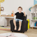 HOMCOM Kids Recliner Chair with Adjustable Backrest and Footrest, Beige