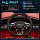 HOMCOM Audi Licensed 12V Kids Electric car - Red