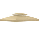 Outsunny 3x4m Gazebo Replacement Roof Canopy 2 Tier Top UV Cover