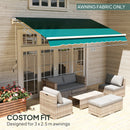 Outsunny Replacement Canopy for 3 x 2.5 m Awning (Fabric Only)
