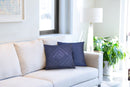 Serenity - Pleated Cushion Cover in Navy