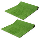 Outsunny 2pcs Artificial Grass Turf With Self-draining 1m X 4m Green