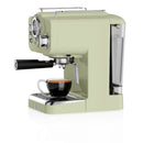 Swan Pump Espresso Coffee Machine  - Green