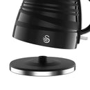 Swan Symphony Black Jug Kettle 1.7L  - Black