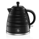Swan Symphony Black Jug Kettle 1.7L  - Black