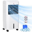 Portable Air Cooler with Humidifier, Remote, Timer, Oscillation, Ice Packs