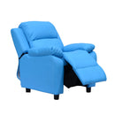 HOMCOM  Children's Recliner storage armchair - Blue