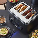 Swan Stealth 4 Slice Toaster  - Black