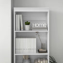 HOMCOM 180cm Tall Bookshelf Free Standing Storage Shelf Unit with Storage White