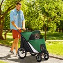 PawHut Foldable Pet Stroller with Cushion, for M, L Dogs