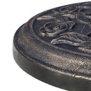 Outsunny 9kg Garden Parasol Base, Round Resin Sun Umbrella Base, Bronze