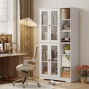 HOMCOM 172 cm Tall Kitchen Cupboard, Pantry Storage Cabinet, White