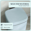 HOMCOM 20L Kitchen Pedal Bin, Metal Rubbish Bin with Soft-close Lid
