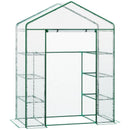 Outsunny Mini Greenhouse with 4 Tier 143 L x 73W x 195H cm