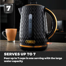 Tower Empire Kettle 3KW 1.7L  - Black