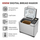 Tower Digital Bread Maker 650w  - Stainless Steel