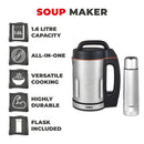 Tower Soup Maker 1.6L  - Stainless Steel