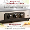 Tower Slow Cooker Three Pot  - Black