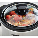 Tower Infinity Slow Cooker 1.5L  - Stainless Steel - Economical 120W