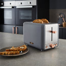Tower Cavaletto 2 Slice Toaster  - Black