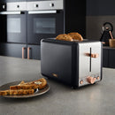 Tower Cavaletto 2 Slice Toaster  - Black