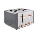 Tower Cavaletto 4 Slice Toaster  - Grey