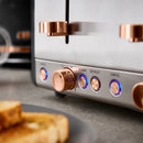 Tower Cavaletto 4 Slice Toaster  - Black