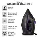 Tower Ceraglide Steam Iron 2600w  - Purple
